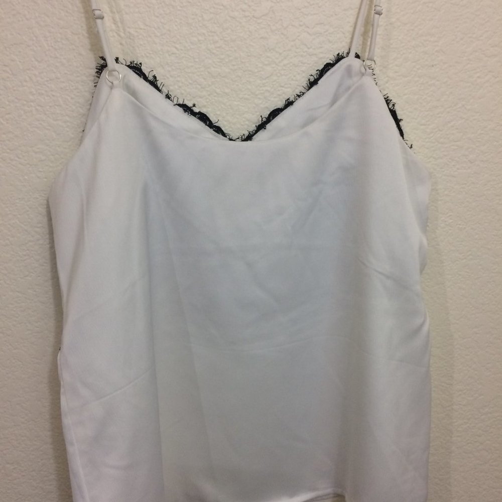 4/$25 🛍 Gibson Camisole Top Black Lace Detail - Picture 6 of 16